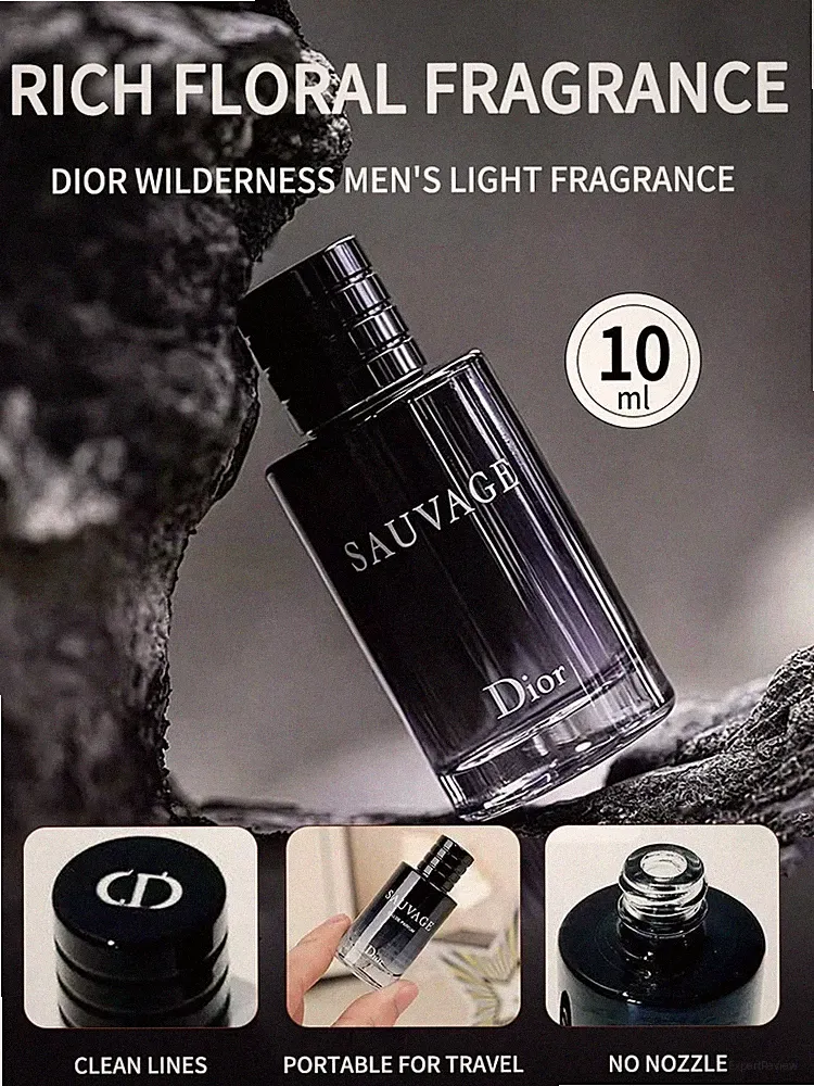 **Christian Dior Sauvage Eau de Toilette 10 ml – Herren Parfum, Travel Size, Fri