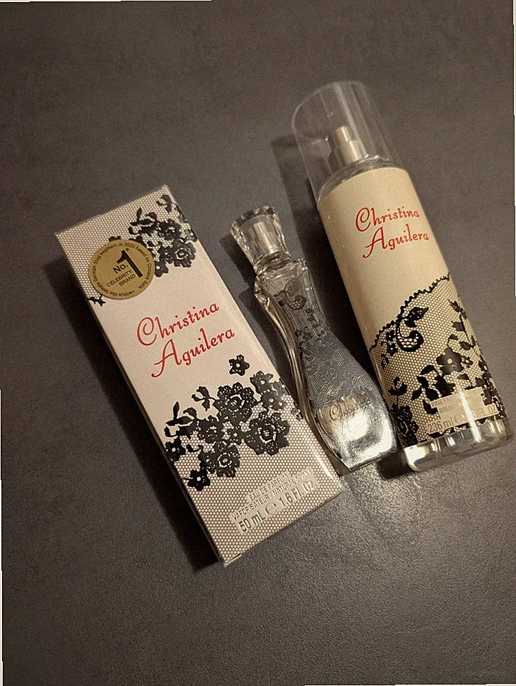 ✅ Christina Aguilera - Parfüm - Bodyspray - Set - Schwarz - Beige - Original ✅