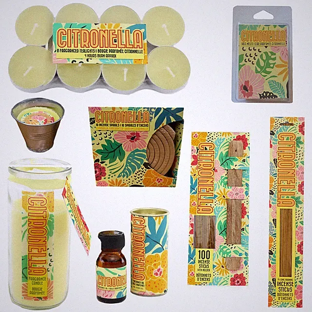 Citronella Duft Räucherkerzen Teelichter Outdoor Living Sifcon (1 Lieferung)