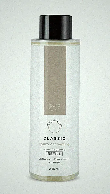 Classic Raumduft Nachfüllflasche CASHMERE 240ml | Raumerfrischer mit zarter R...