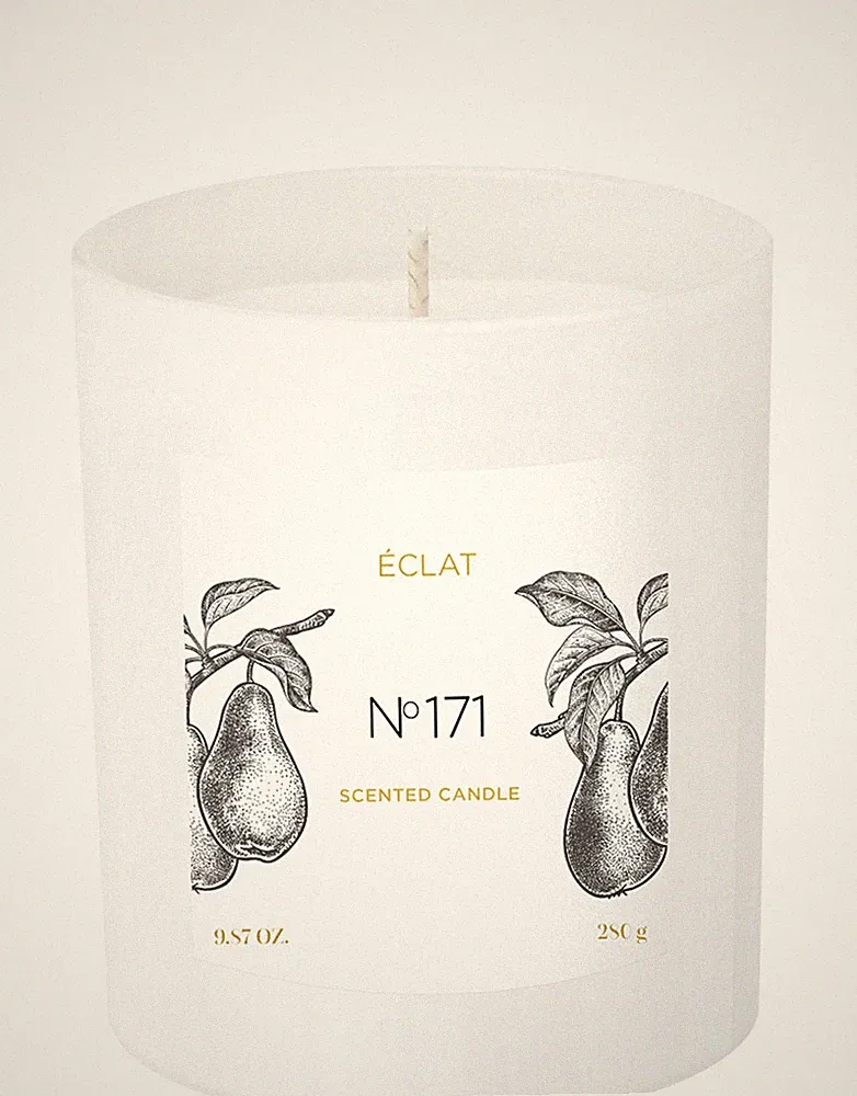 ÉCLAT 171 Duftkerze - natürliches Sojawachs, Vegan, 280g Kerze, Geschenk, handge