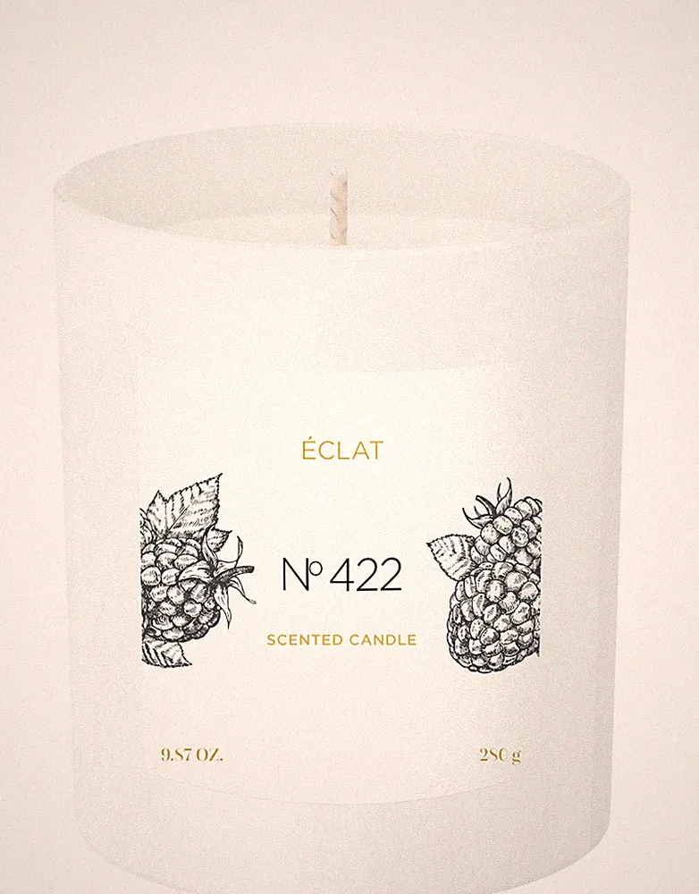 ÉCLAT 422 VIP Duftkerze - natürliches Sojawachs, Vegan, 280g Kerze, Geschenk, ha