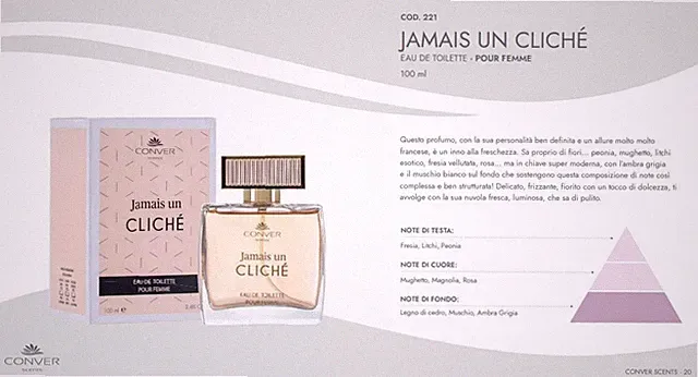 CONVER Jamais un Cliché - Eau de Toilette Damen 100 ml Frischer Blumenduft