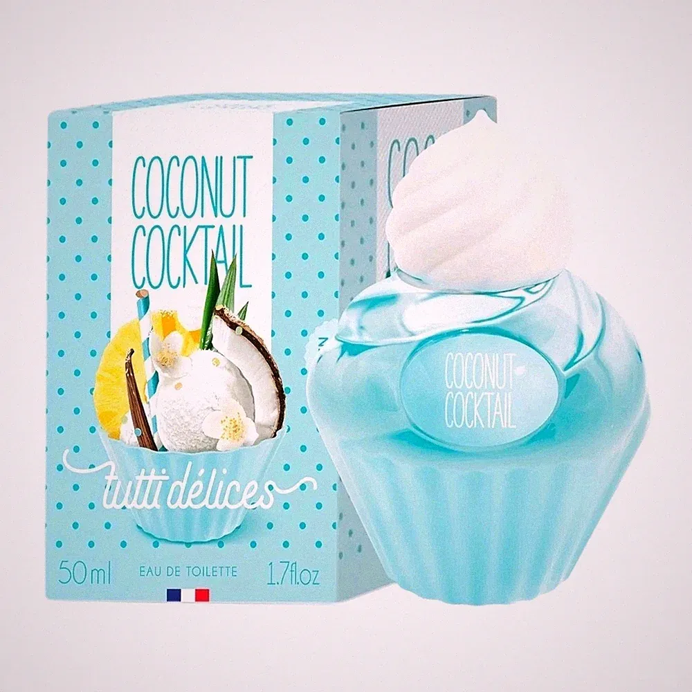 Corania Parfums Tutti Delices Coconut Cocktail Eau de Toilette für Damen, 50 ml