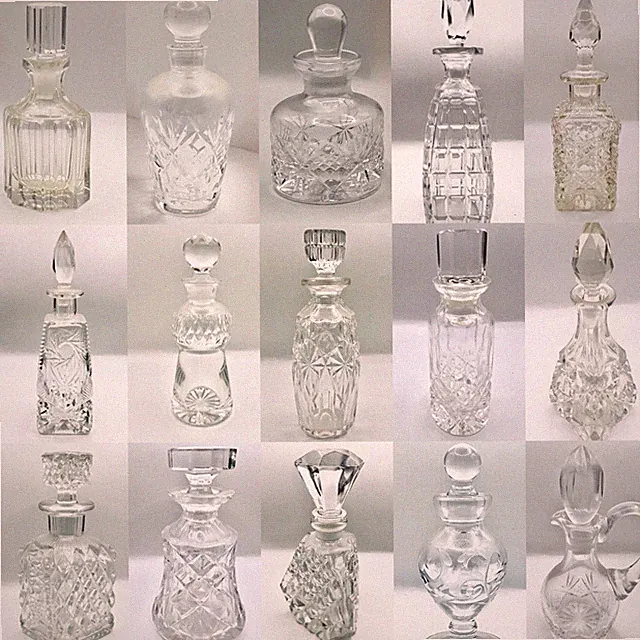 Crystal Mini kleine Spirituosenkaraffen / Cruet & Parfum Flaschen / Dressingkrüge