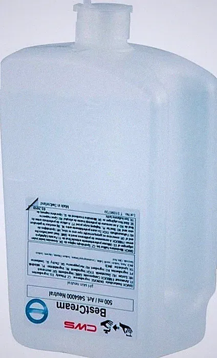 Cws BEST-CREAM NEUTRAL 500, 12 Flaschen flüssige Seifencreme, Handreiniger Cws