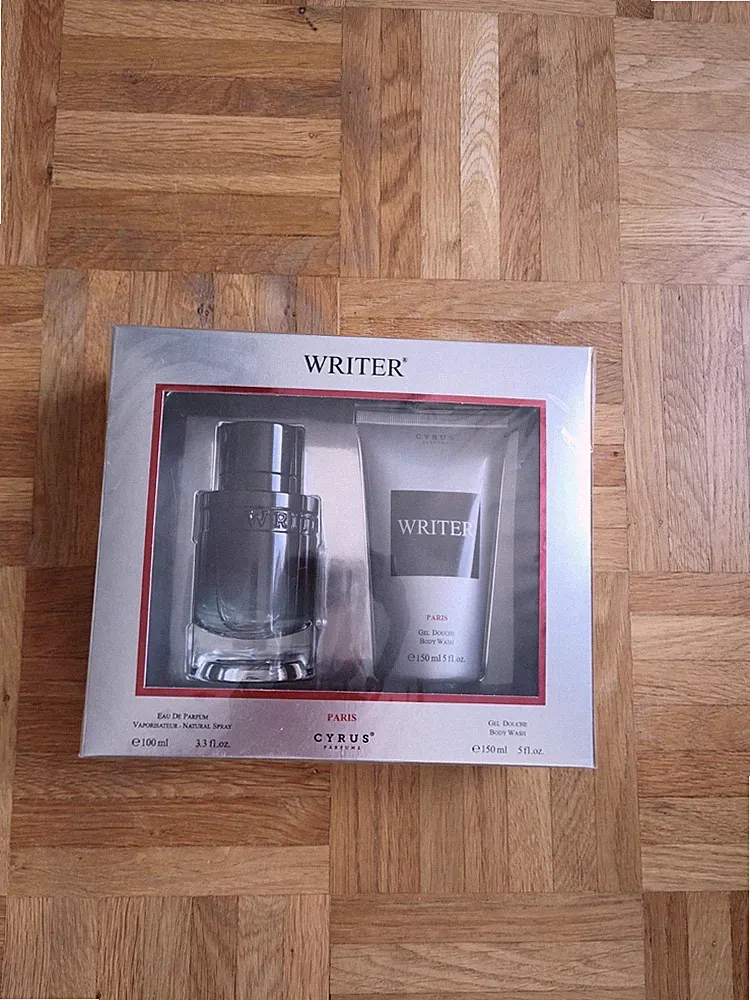 CYRUS Parfum WRITER Set, Eau de Parfum 100 ml + Duschgel 150 ml Geschenkset NEU