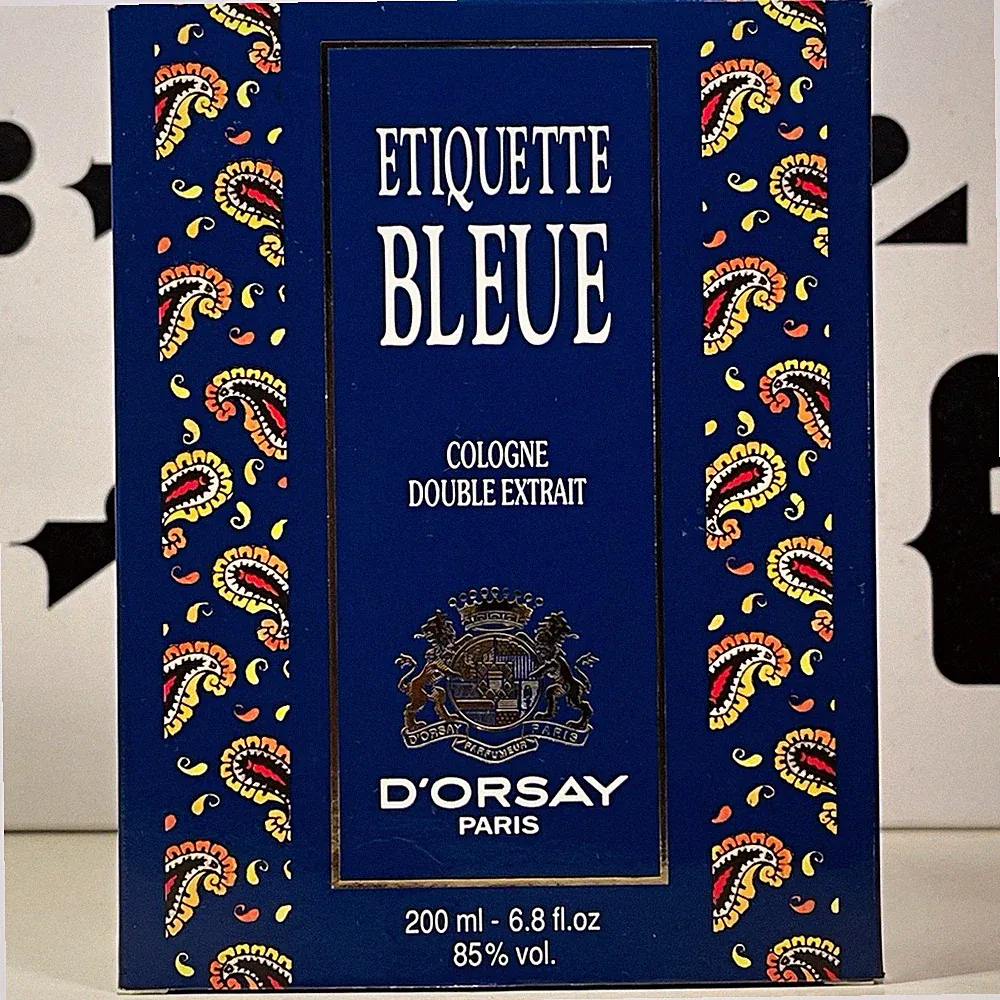 D'Orsay Etiquette Bleue Eau de Cologne Double Extrait 200 ml Made in France