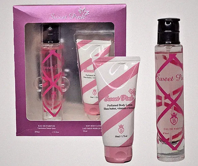 Damen GESCHENKBOX PARFÜM und KÖRPERLOTION SWEET PINK