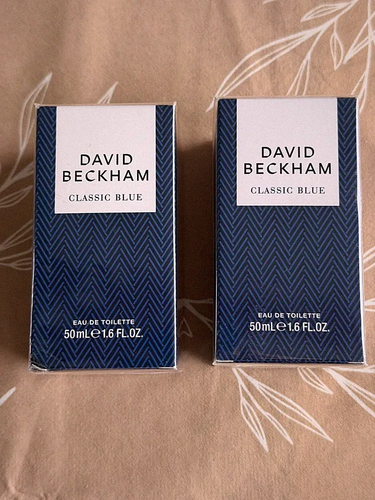 David Beckham Classic Blue Eau de Toilette, 50 ml (2 Stück) - NEU