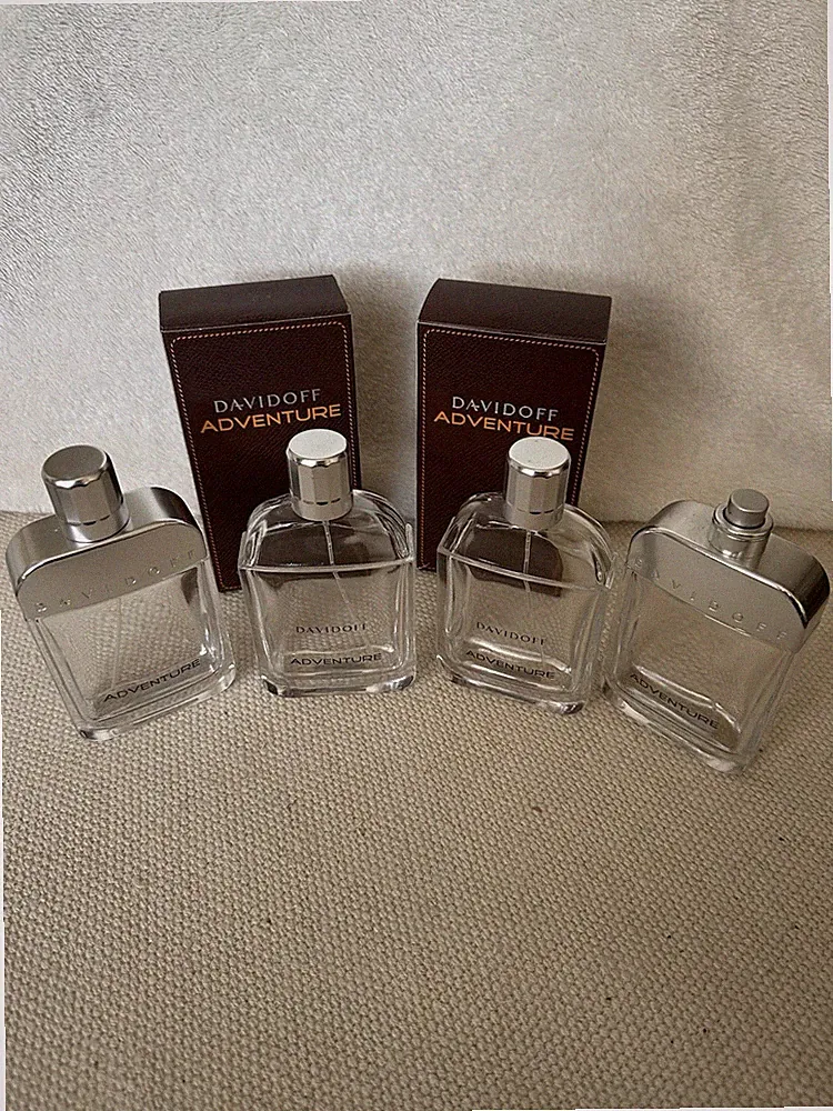 Davidoff Adventure Eau de Toilette for Man 100ml 2x Leerflakon + Karton und