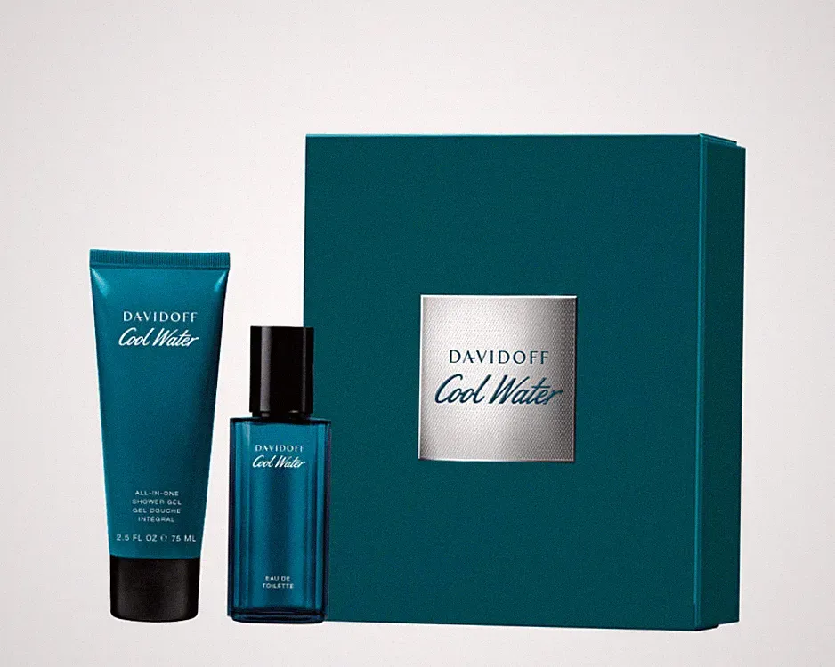 Davidoff Cool Water Herren Eau de Toilette Box 40ml + Duschgel 75ml