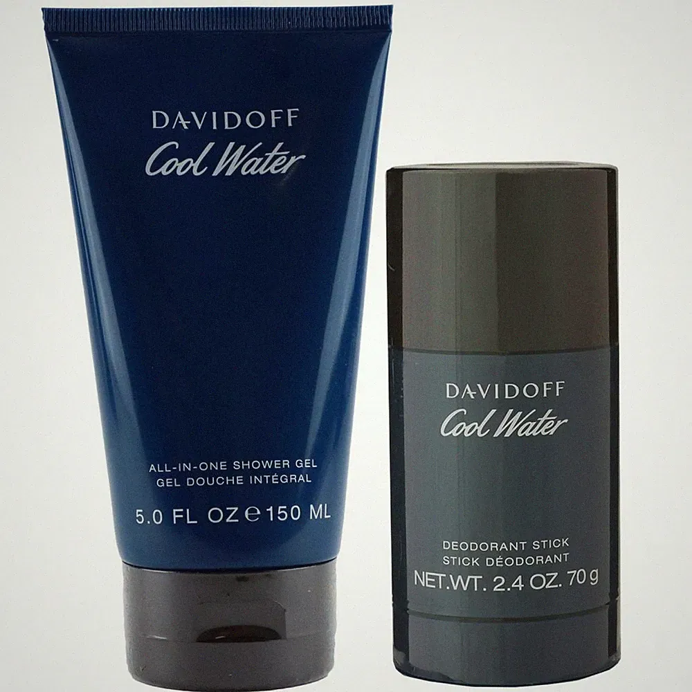 Davidoff Cool Water Man 75 ml Deostick & 150 ml All in One Showergel Set