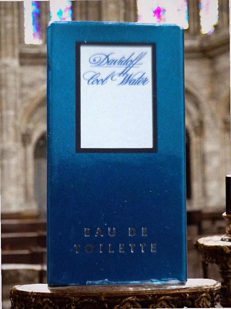 Davidoff Cool Water Parfum Miniatur Vintage mit Eau de Toilette Box