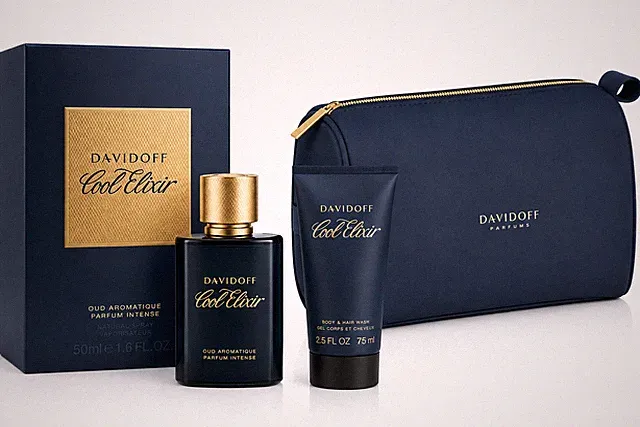Davidoff Cool Water Reborn Elixir Kit Oud Aromatique Intense Parfum 50ml + Duschen