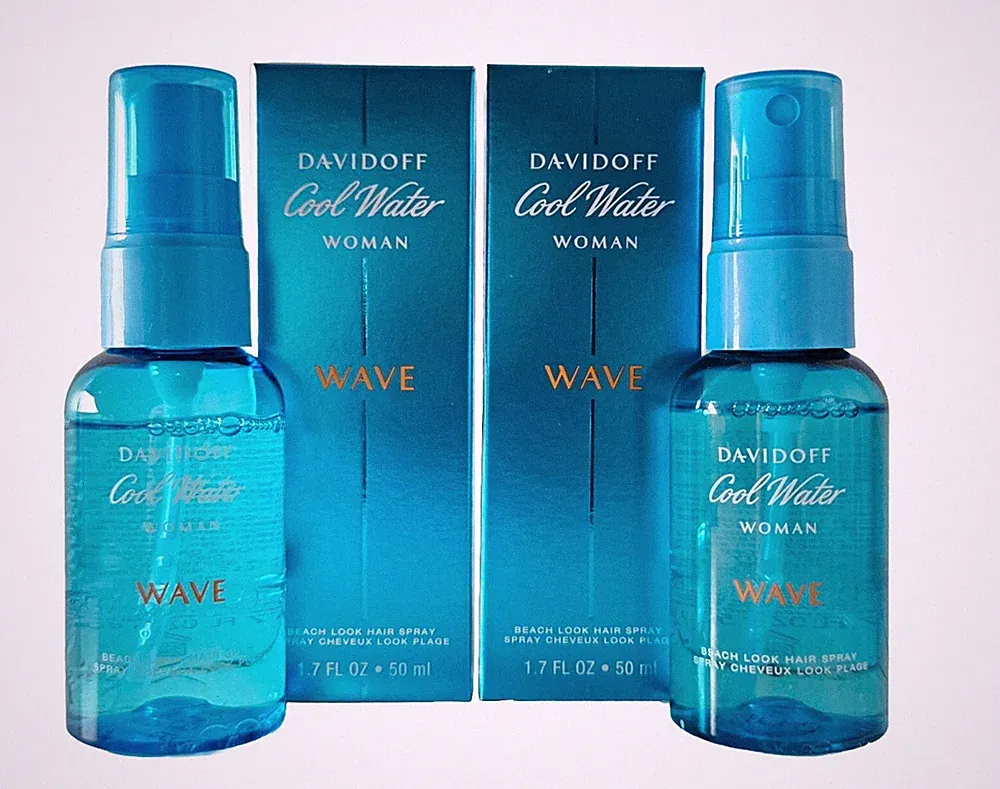 Davidoff Cool Water Wave Woman 100 ml Parfum Haar Spray Hair 2x 50 ml