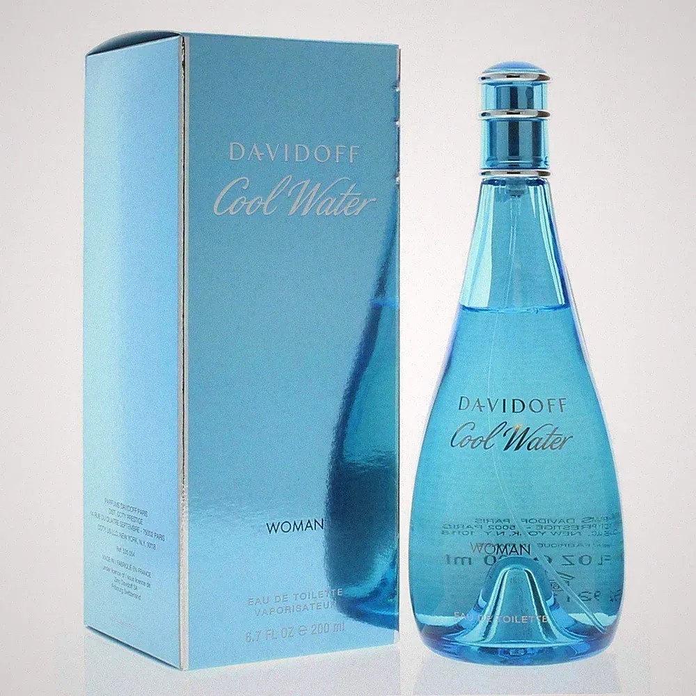 Davidoff Cool Water Woman Eau de Toilette Damen Parfum 200ml (mit Verpackung)