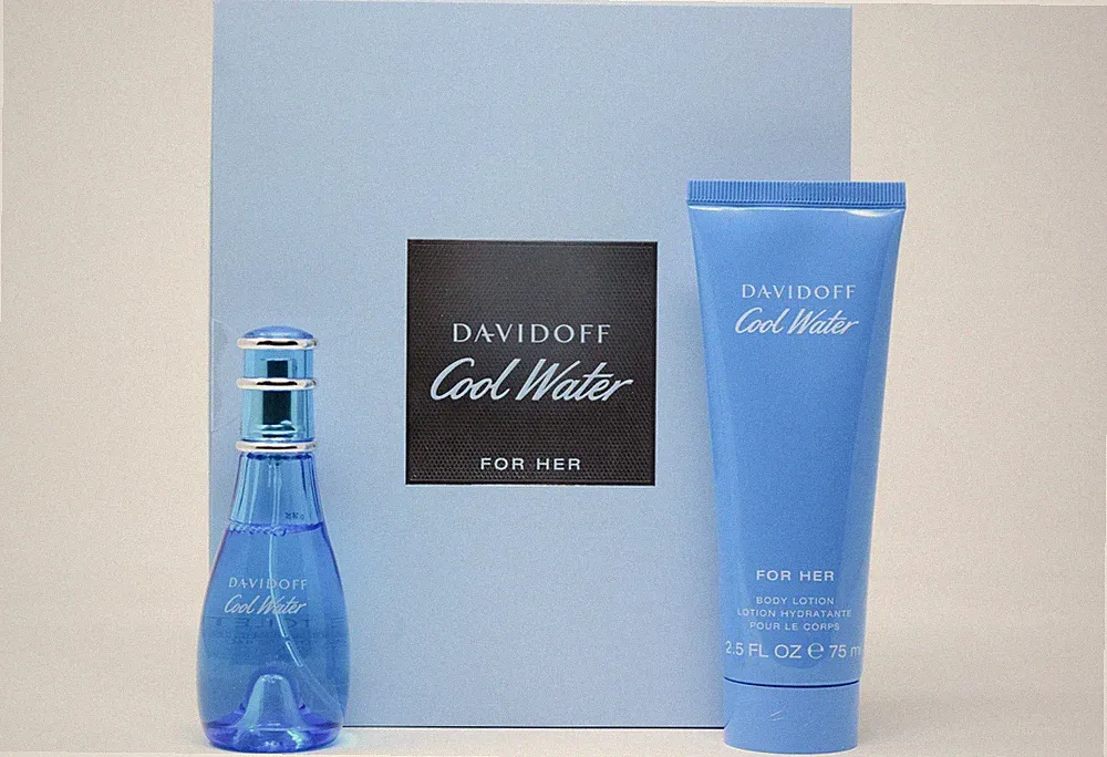 Davidoff Cool Water Woman Eau de Toilette Spray 30 ml im Set Damenduft OVP