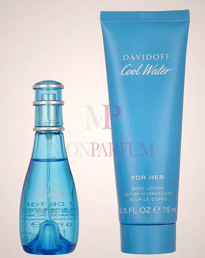 Davidoff Cool Water Woman Geschenkset Eau de Toilette 30ml/Body Lotion 75ml