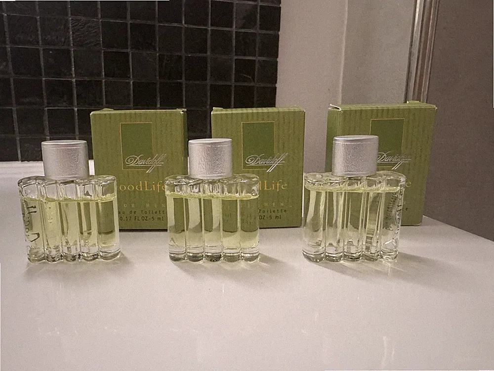Davidoff Good Life Parfum Miniaturen 3.Stück for Men EDT MEGA Rarität neu in Box