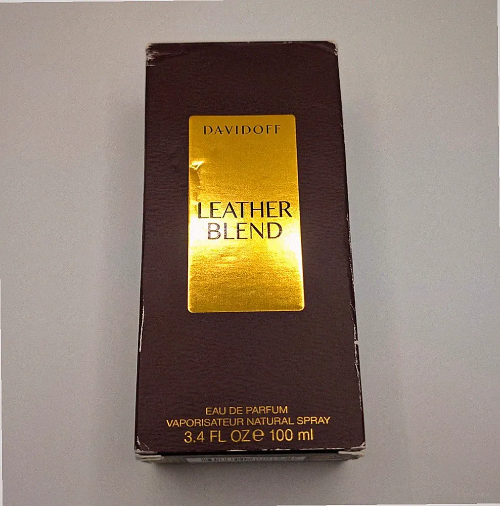 Davidoff Leather Blend Eau de Parfum Spray 100 ml Vintage Rare Discontinued