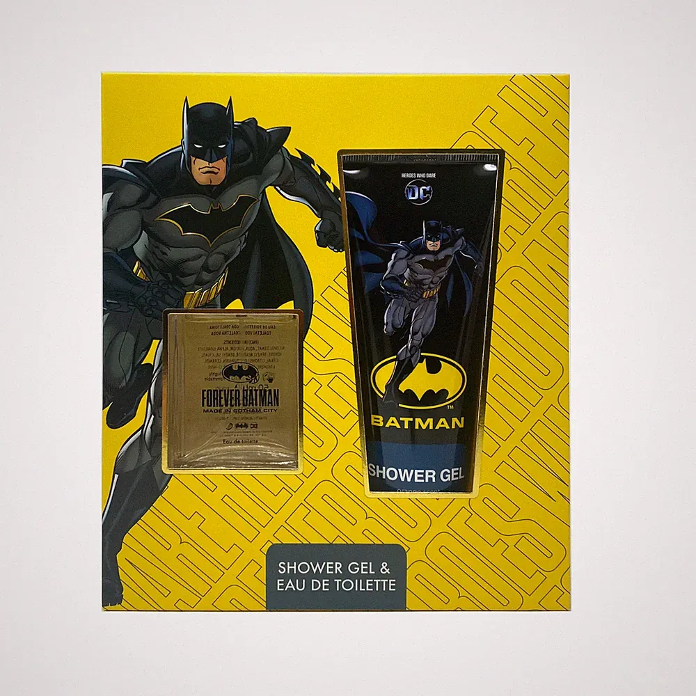 DC Superhelden Batman Geschenk Set für Mann & Frau Duschgel & Eau De Toilette