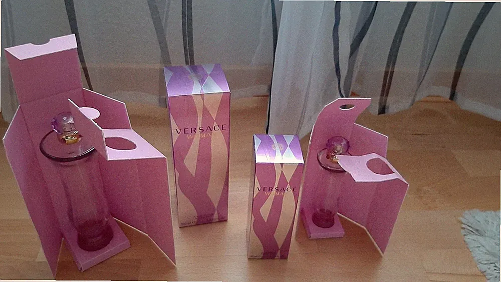 DEKO! VERSACE WOMAN EDP Eau de Parfum 30 & 100 ml Flacons leer mit OVP@@@