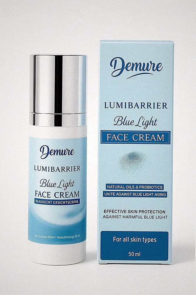 Demure LumiBarrier Anti-Aging Parfümfreie Blaulichtschutz Tagescreme Vitamin C E