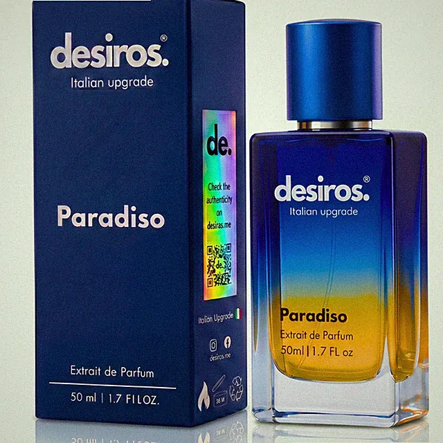 Desiros Paradiso Herrenparfüm mit Pheromonen 50ml persistenter frischer Extrakt