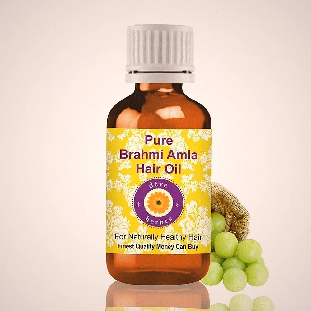 Deve Herbes Pure Brahmi Amla Haaröl kaltgepresst