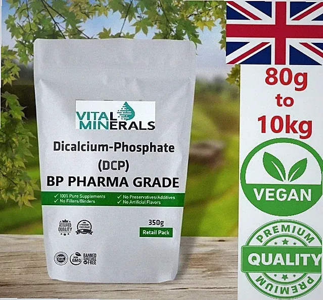 Dicalciumphosphat Pulver 100% reiner Hilfsstoff für gesundes Haar Haut Nägel Knochen