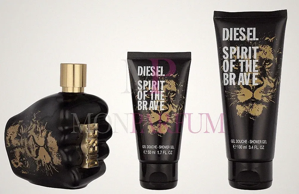 Diesel Spirit Of The Brave Pour Homme Geschenkset Eau de Toilette 125ml/Shower G