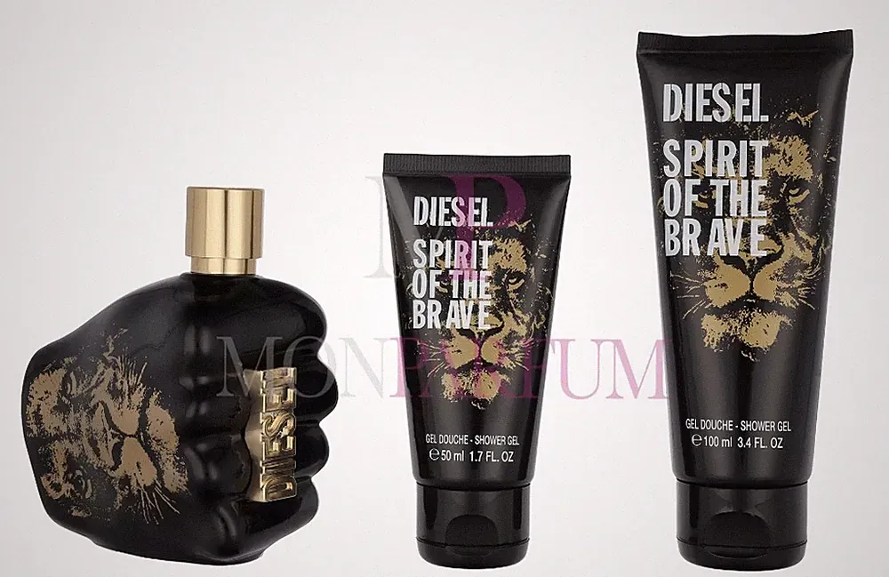 Diesel Spirit Of The Brave Pour Homme Geschenkset Eau de Toilette 125ml/Shower G