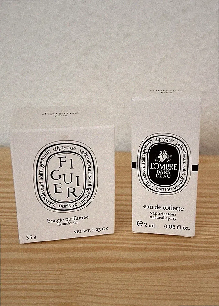 Diptyque L'Ombre Dans l'Eau Eau de Toilette, DIPTYQUE Figuier Mini Duftkerze NEU