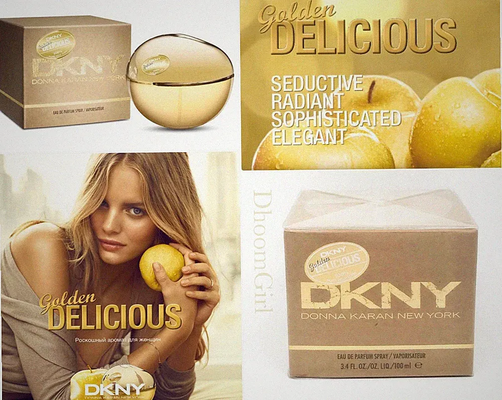 DKNY Be Delicious Golden Eau de Parfum Toilette Spray Duft Edt Versiegelt 100ML