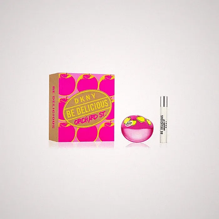 DKNY Be Delicious Orchad St. EdP Damen-Geschenkset 100 ml (2-Teilig) Duft NEU