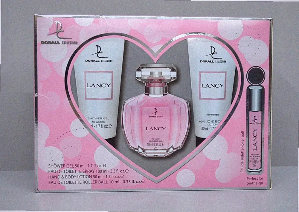 Dorall Collection Lancy Parfum Set, 4-teilig Duft. blumig und fruchtig - Frauen
