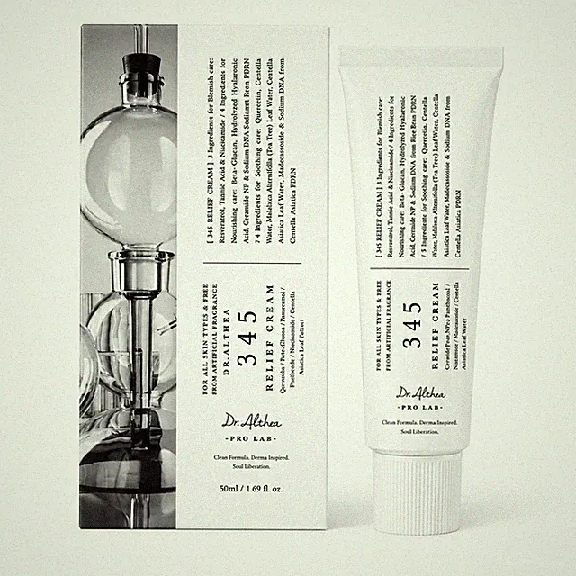 Dr. Althea 345 Relief Cream 50ml Niacinamide Centella K-Beauty Gesichtscreme