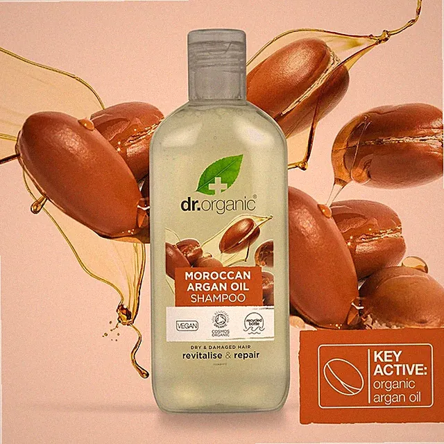 Dr. Organic Bioactive Haarpflege Bio Marokkanisches Arganöl Shampoo 265ml