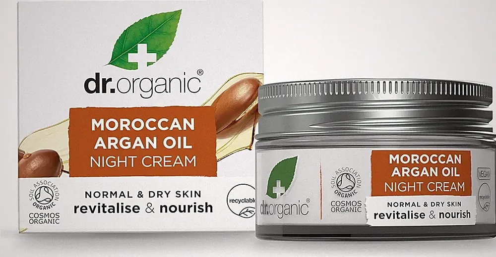 Dr. Organic Bioaktive Organische Marokkanische Arganöl Nachtcreme 50ml