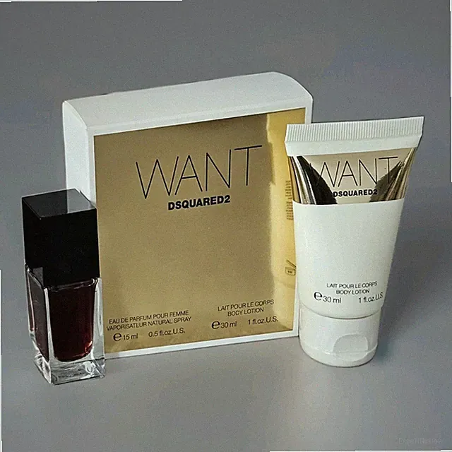 Dsquared2 WANT Set 15 ml Eau de Parfum + 30 ml Body Lotion