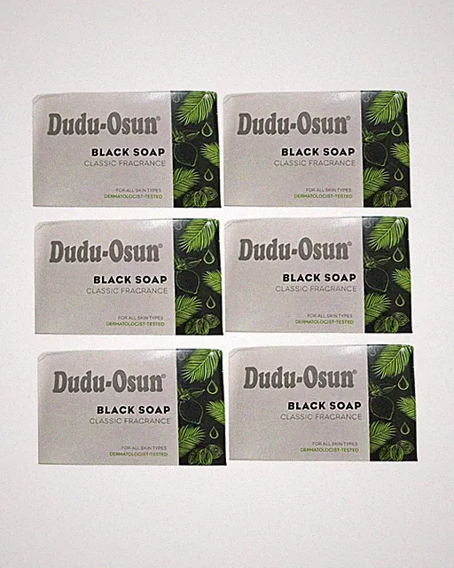 Dudu Osun African Black Soap 150g klassischer Duft, rein & natürlich 6er Pack