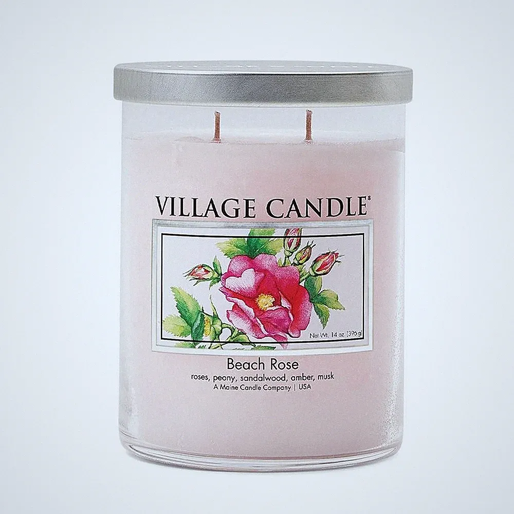 Duft Village Kerze Strand Rose Floral Orientalisch Mittelgroß Raumduft
