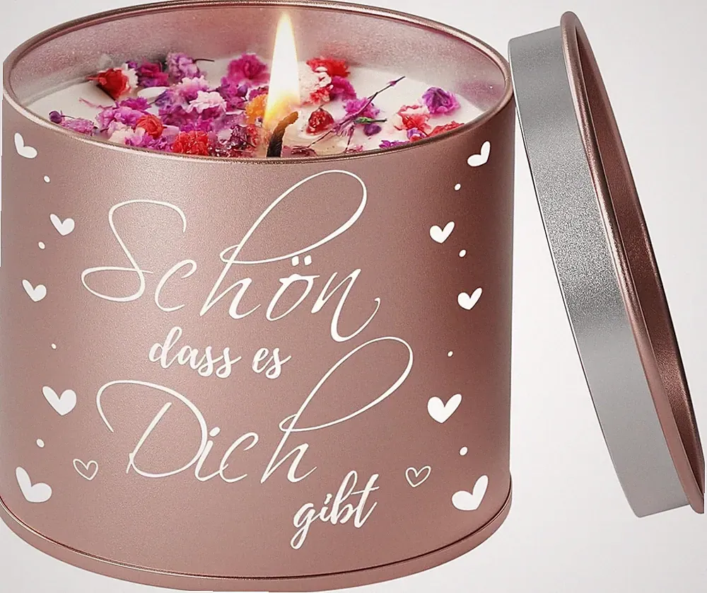 Duftkerze Lavendel 9OZ Metall Geburtstag Weihnachten Valentinstag