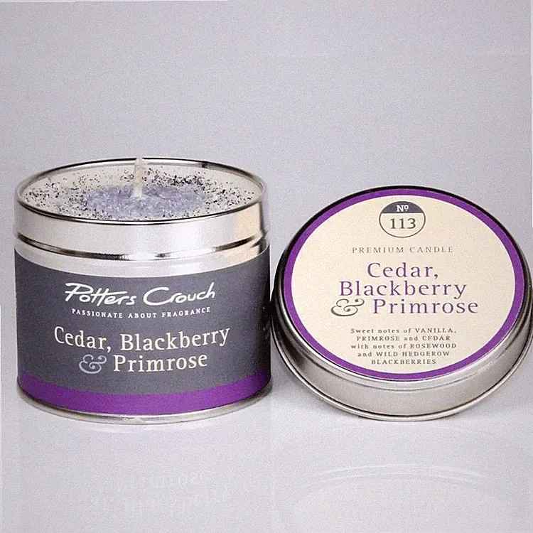 Duftkerzendose Potters Crouch Raumduft - Zeder, Blackberry & Primel