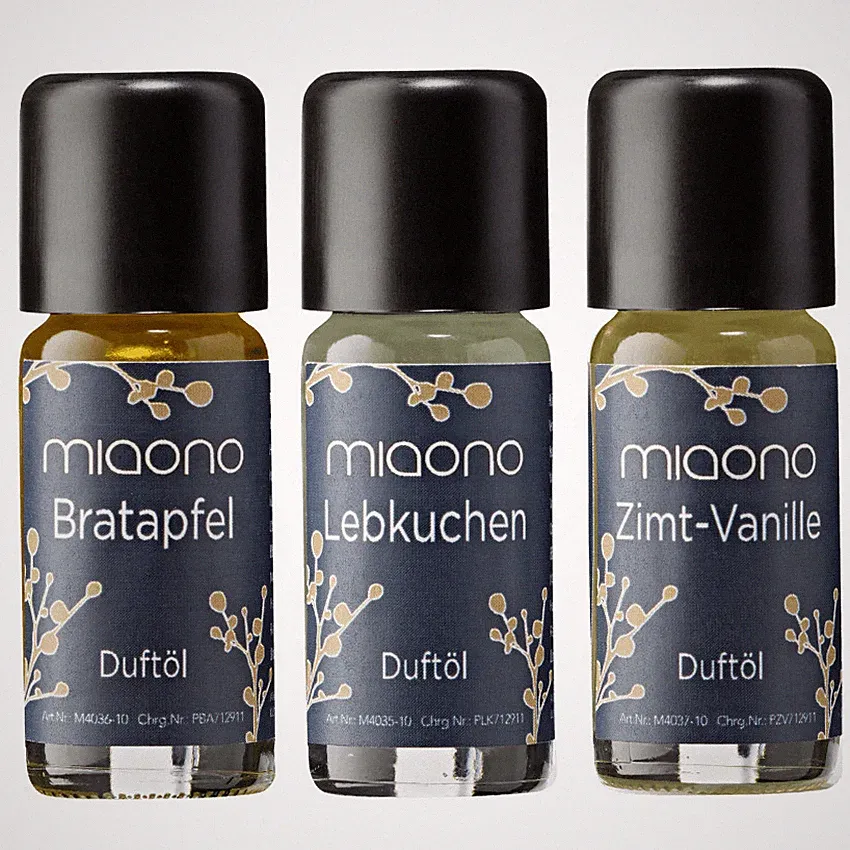 Duftöl Set „Weihnachten" - Aromaöl Parfümöl Raumduft Diffusor aus dt. Abfüllung