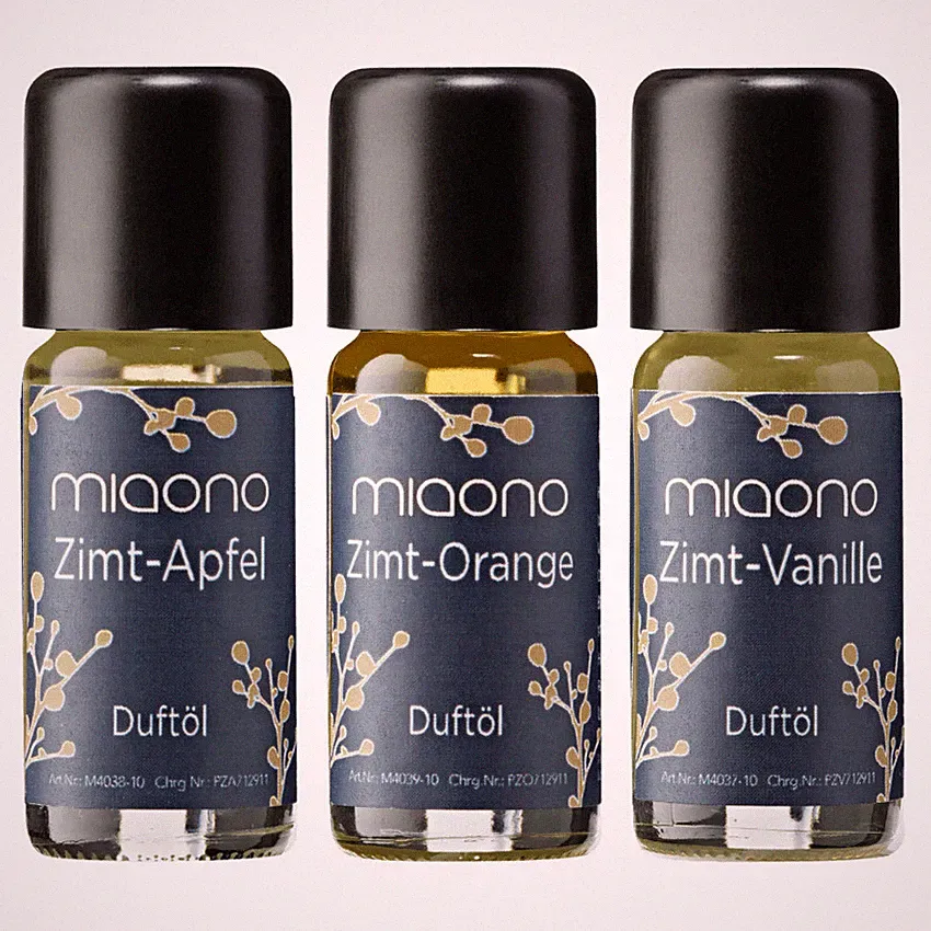 Duftöl Set "Winter" - Aromaöl Parfümöl Raumduft Diffusor aus dt. Abfüllung
