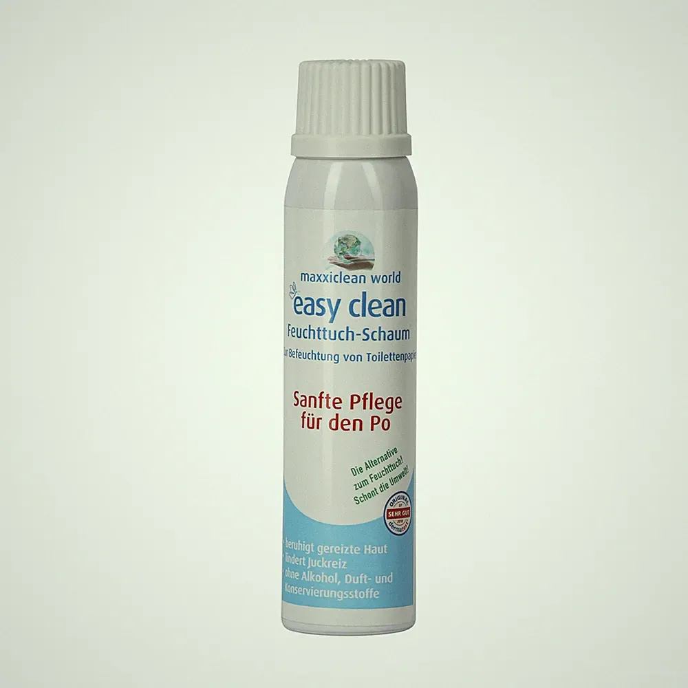 easy clean Feuchttuchschaum – Popo Schaum für Toilettenpapier – Ersetzt bis...
