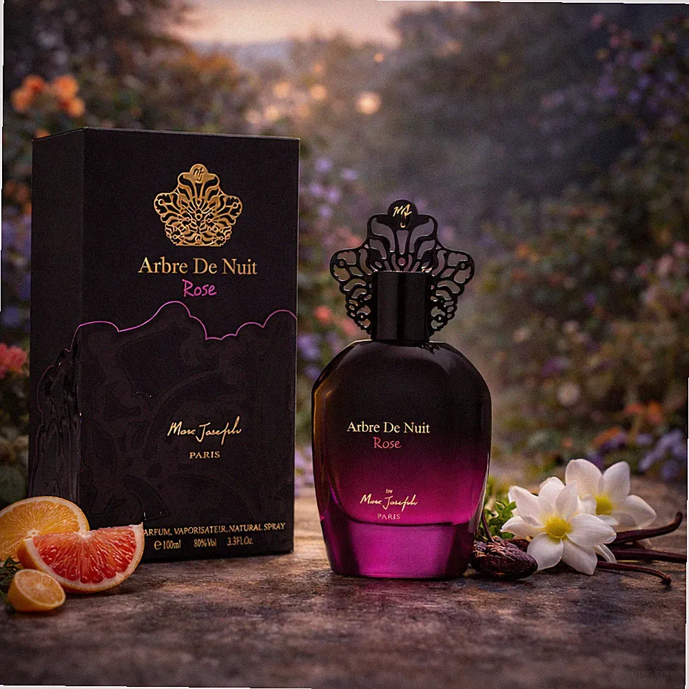 Eau de Parfum Arbre de Nuit Rose Premium Damenduft Hergestellt in Paris 100 ml