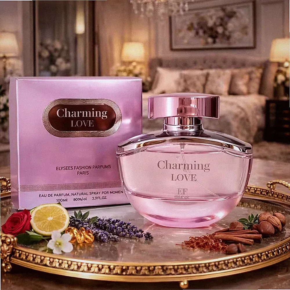 Eau de Parfum Charming Love Damenduft, Frisch, Blumig, Süß, aus Paris 100ml